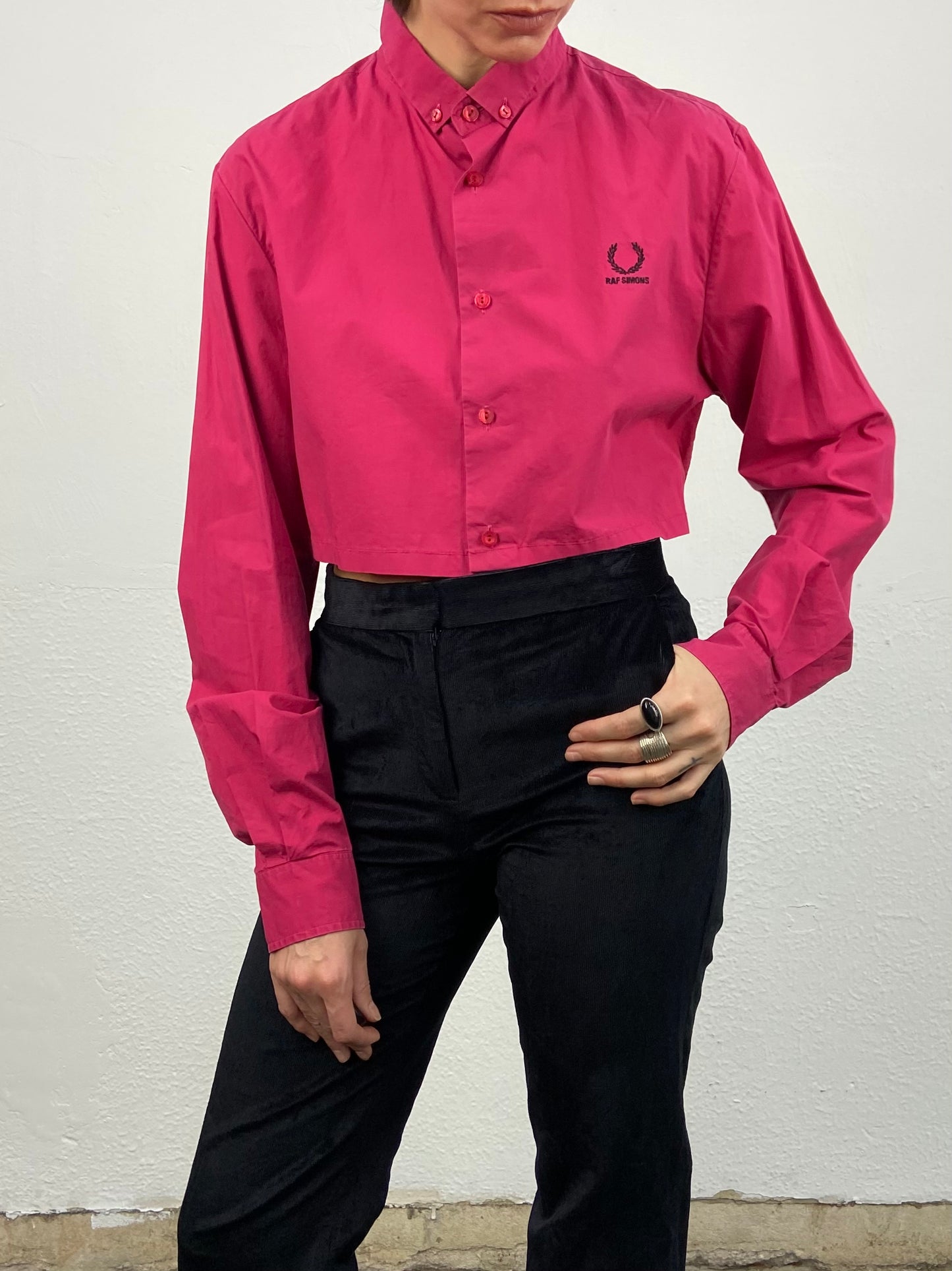 Camisa Raf Simons x Fred Perry (upcycling)