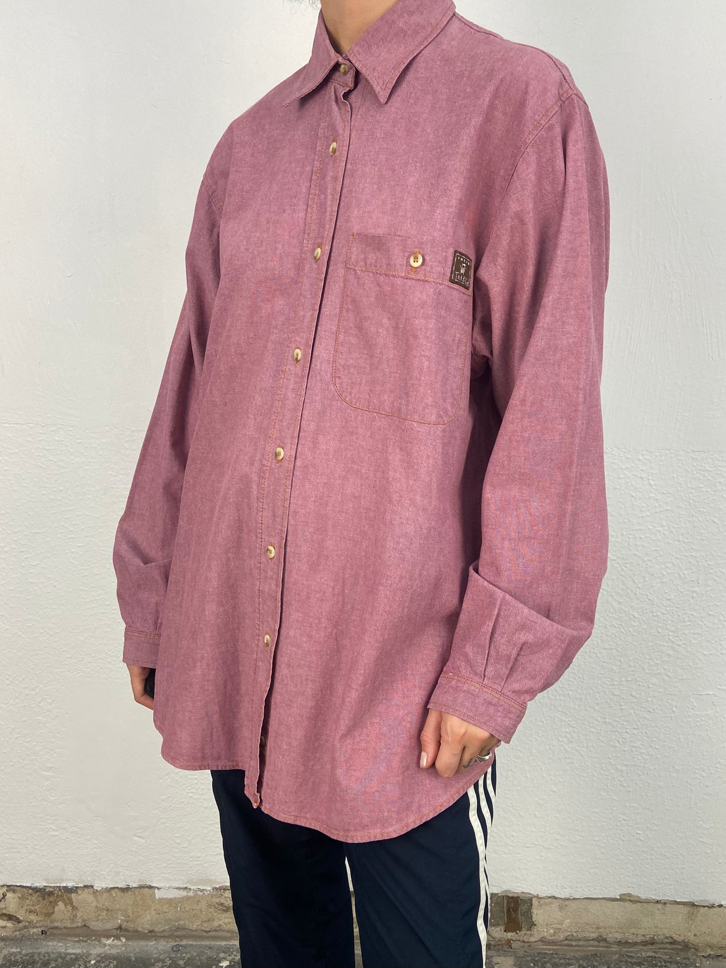 Camisa vintage rosa