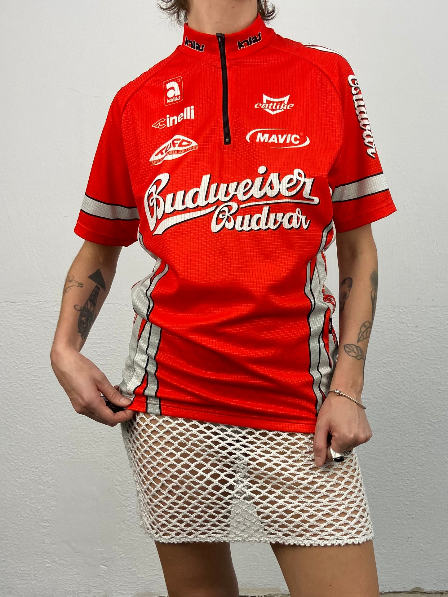 Blusa Budweiser ciclista