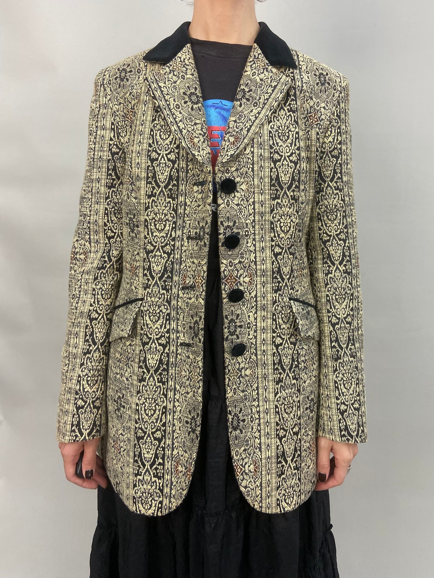 Blazer jacquard vintage