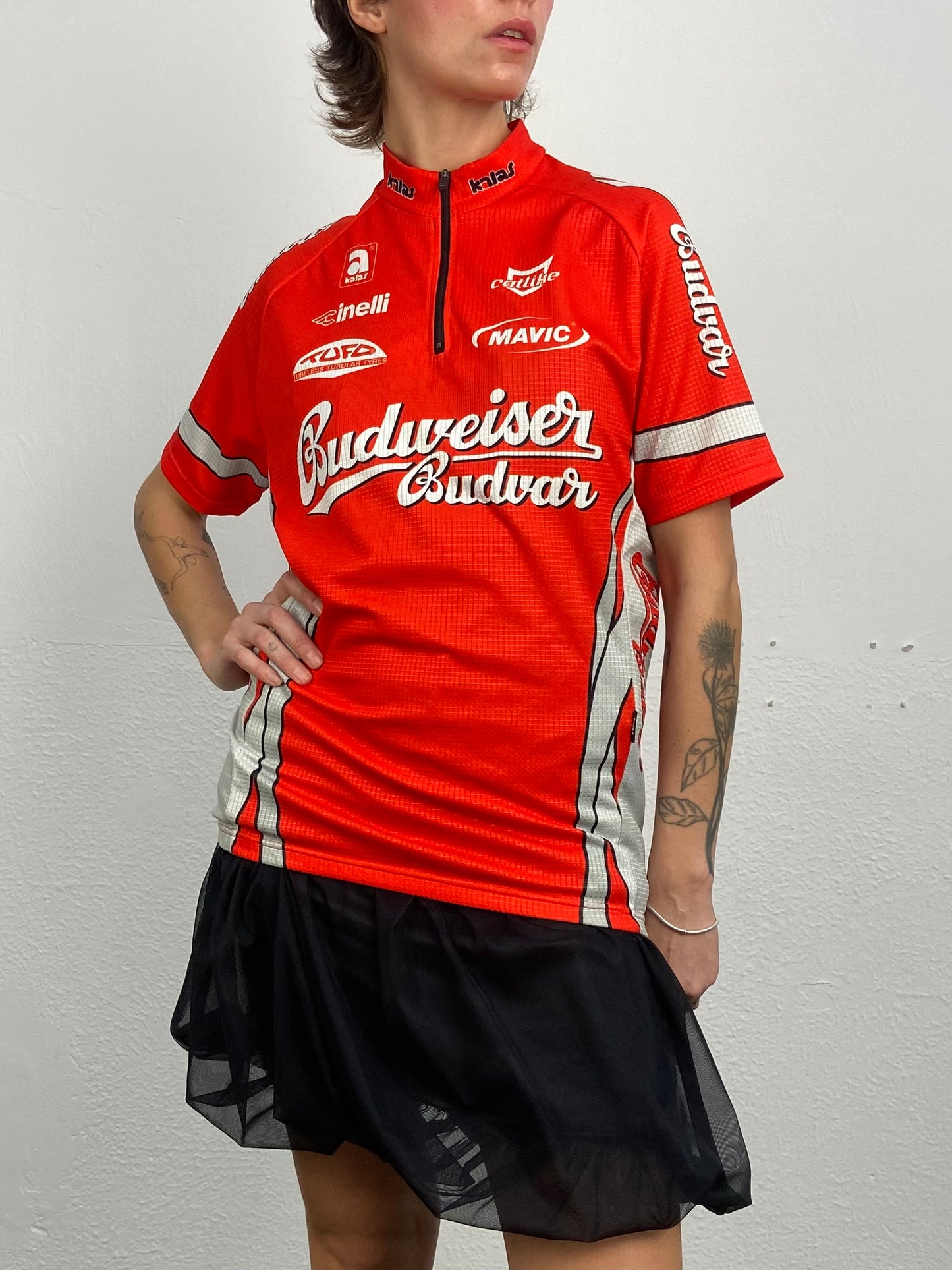 Blusa Budweiser ciclista