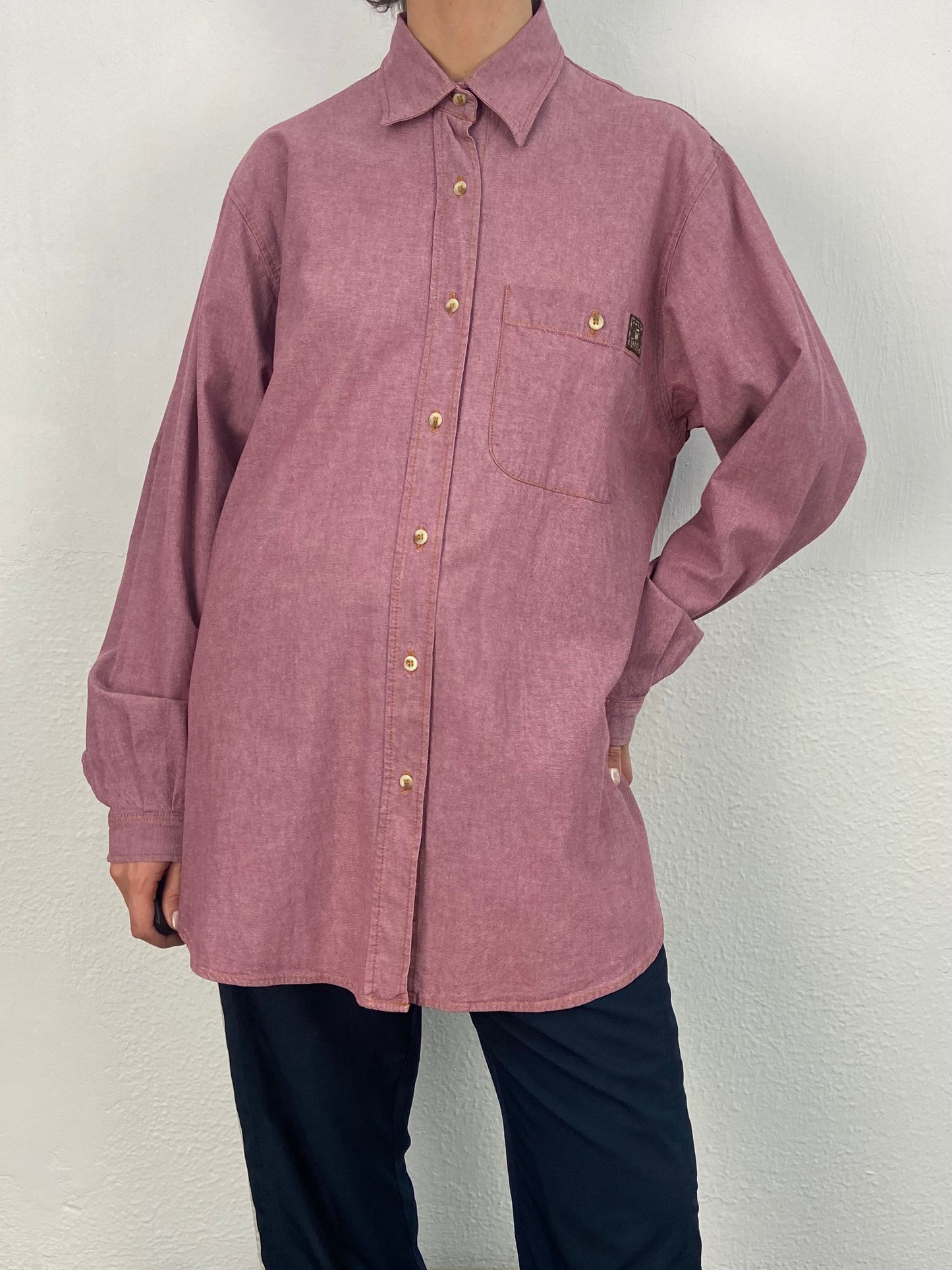 Camisa vintage rosa