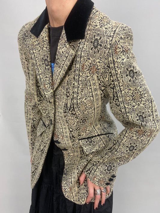 Blazer jacquard vintage